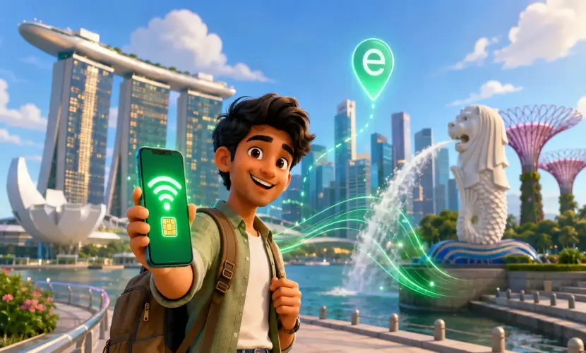 Best eSIM for Singapore from India (2026): Plans, Prices & Setup Guide